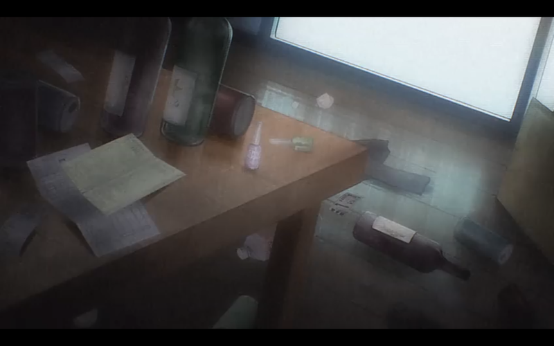 The briefest flashback for Kotono’s backstory from episode 4.